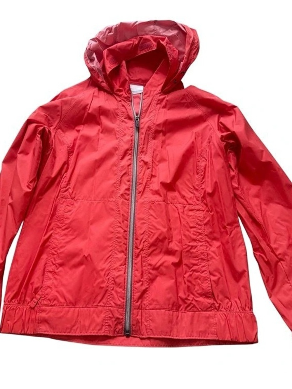 Columbia Switchback Hooded Rain Jacket Red